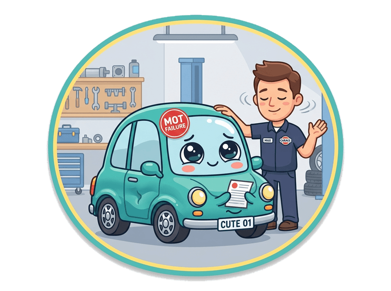 MOT Failure Car Collection service illustration